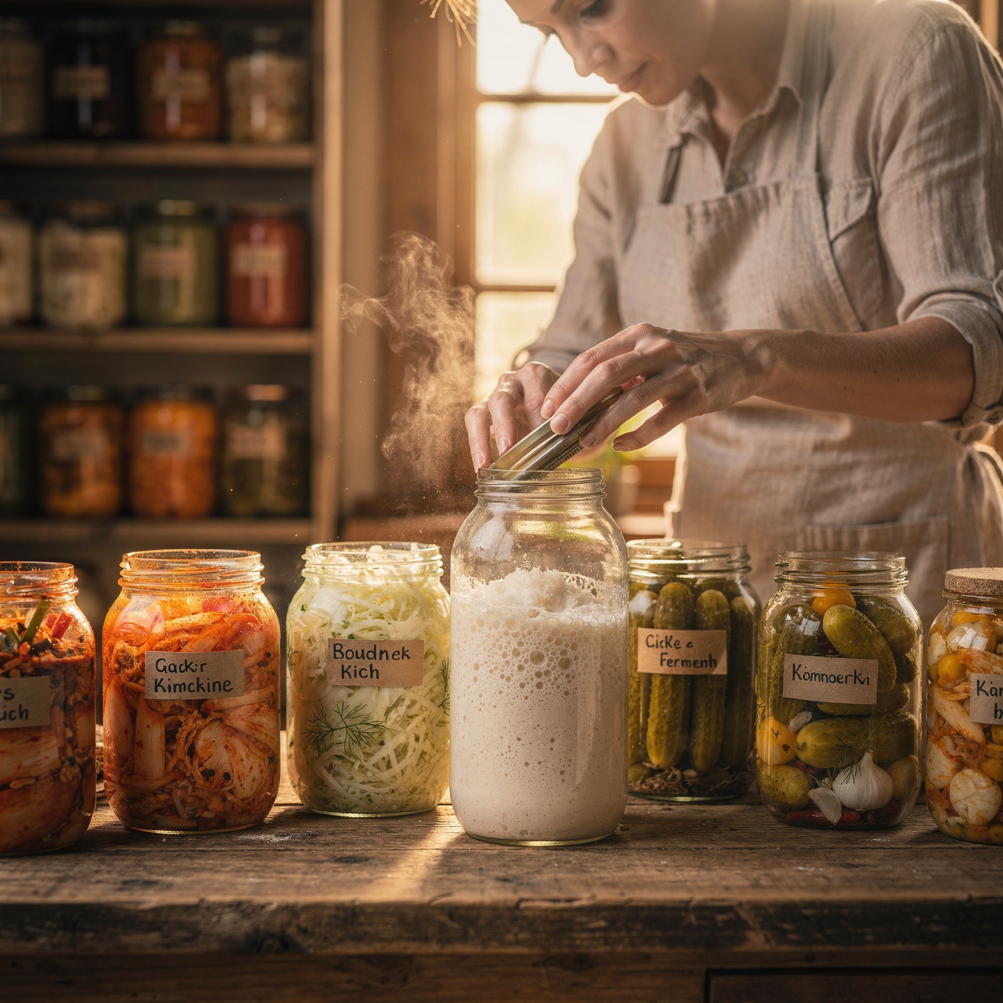 Fermentación Salvaje: El Arte Ancestral de los Alimentos Vivos + 5 Bonus de Regalo