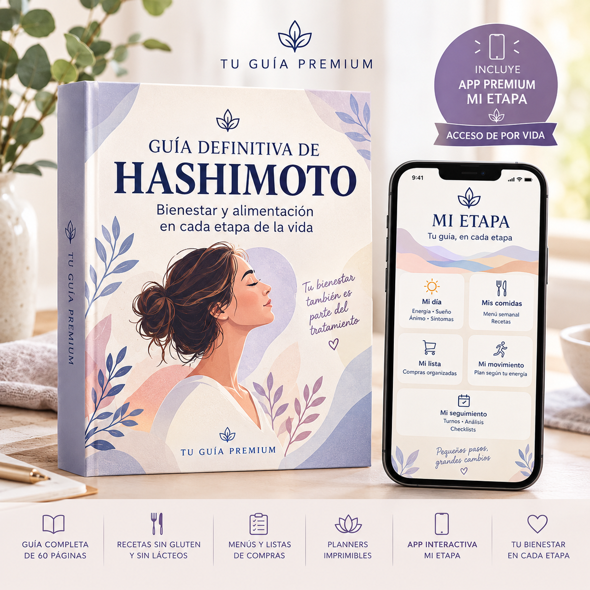 Guía Definitiva de Hashimoto + App Premium + 4 Bonus Exclusivos