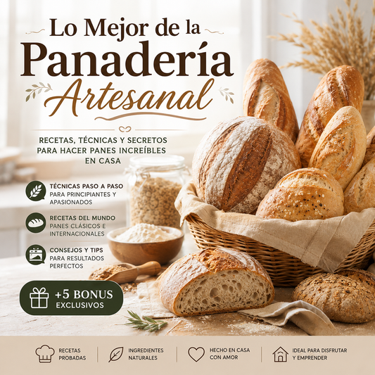 Lo Mejor de la Panadería Artesanal + 5 Bonus de Regalo